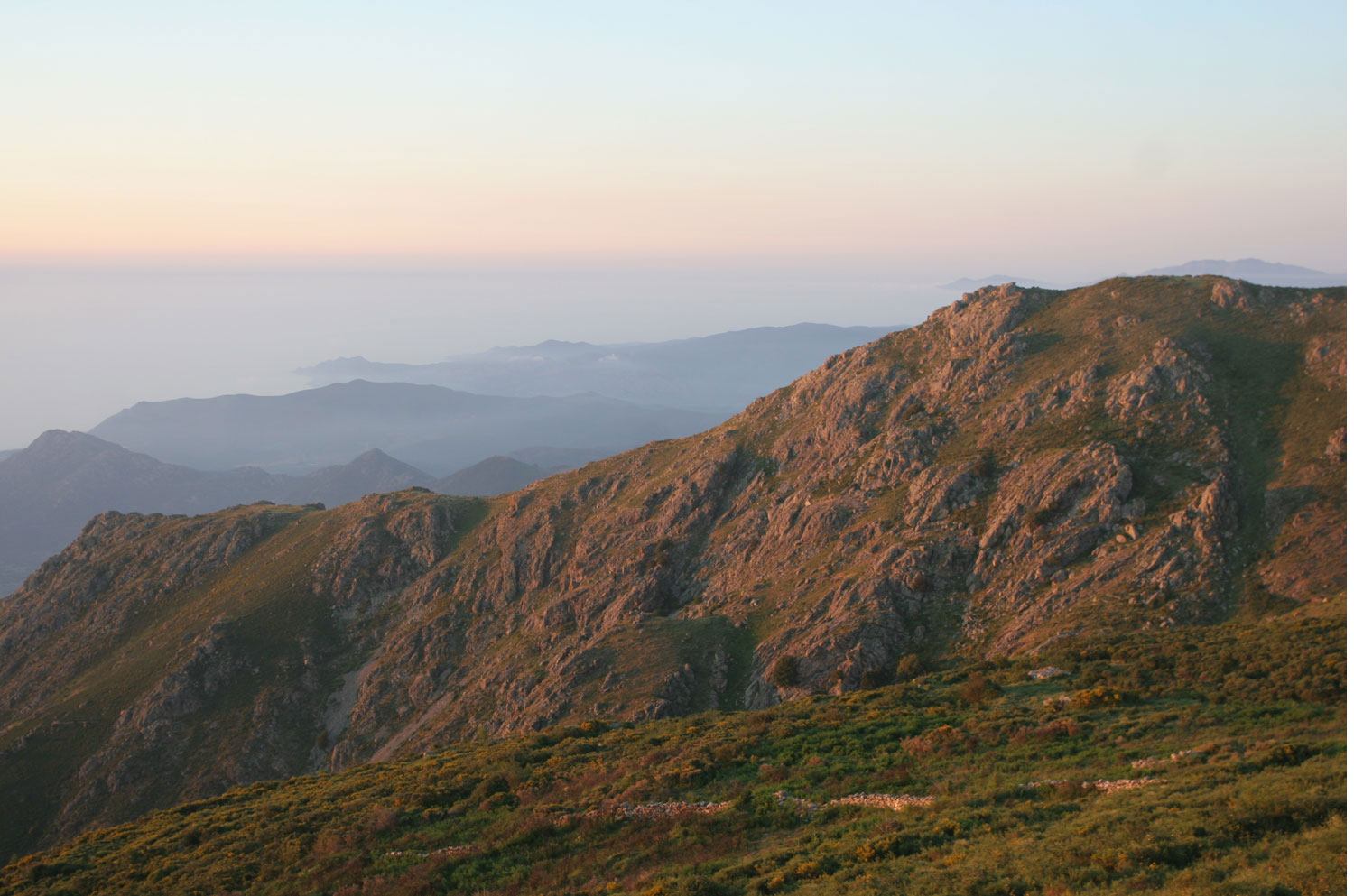 Vue sur la côte des Adriates