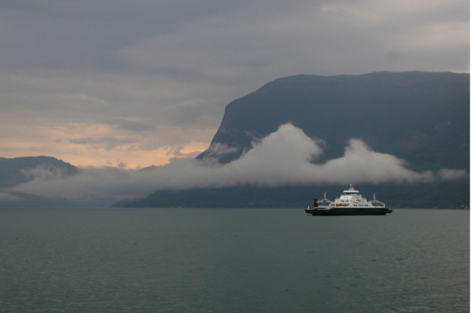 Ferrry sur le Sognefjord