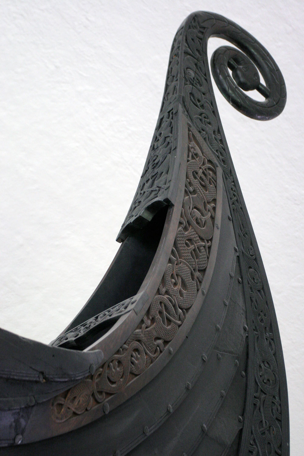 Proue du drakkar d'Oseberg